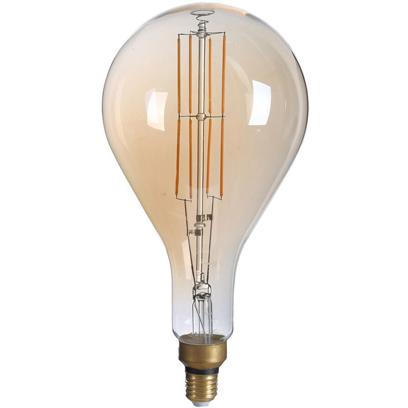 Ampoule led PS160 8W Dimmable E27 Vintage Géante Filament - Lumière Blanc Très Chaud 1800K