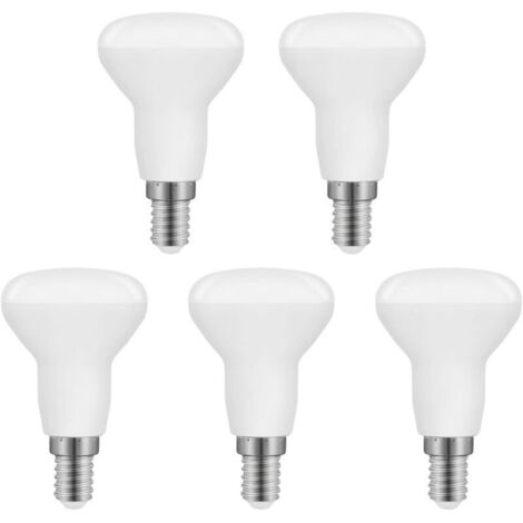 Ampoule LED R50 E14 5W, R50 LED E14 Réflecteur Équivalent Ampoule Incandescente E14 40W, Blanc Chaud 3000K 550LM, Non Dimmable, Lot de 5 [Classe énergétique F]