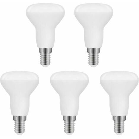 Ampoule LED R50 E14 5W, R50 LED E14 Réflecteur Équivalent Ampoule Incandescente E14 40W, Blanc Froid 6500K 550LM, Non Dimmable, Lot de 5 [Classe énergétique F]