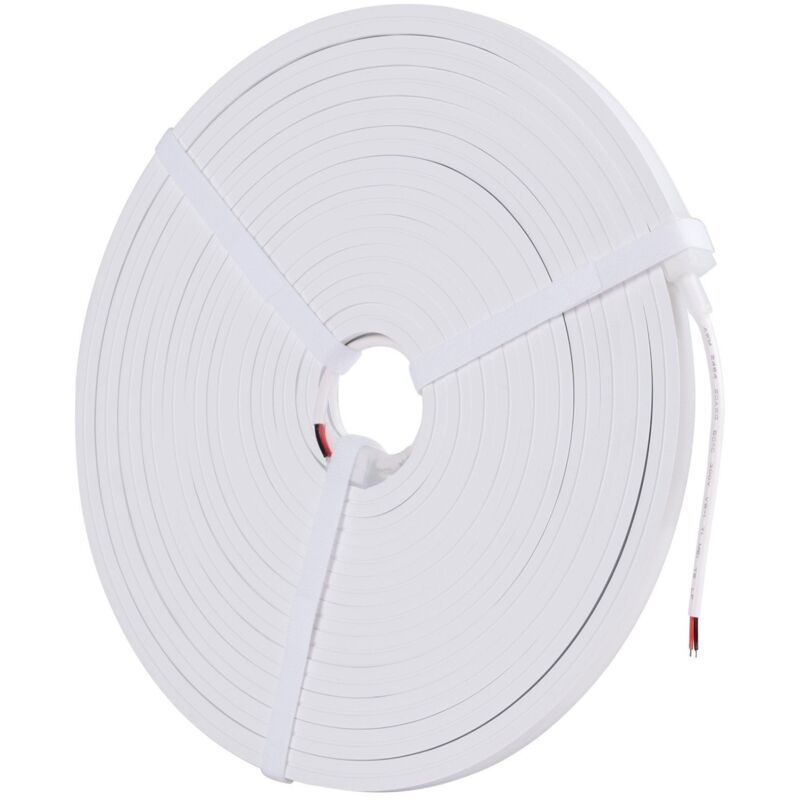 Barcelona Led - Néon led flexible monochrome 24V dc - 10x10mm - 5 mètres - Kit - Blanc Froid
