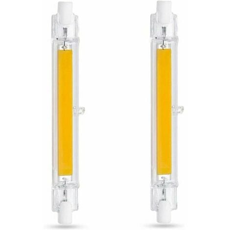 Luxvista Dimmable R7S 118mm 300W Ampoule Halogène Crayon Blanc