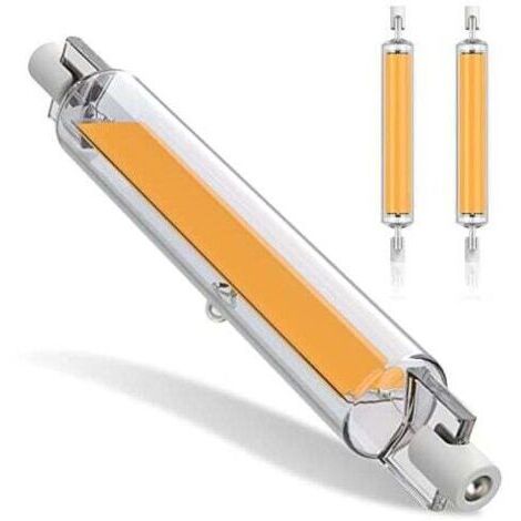 Ampoule LED R7S 118mm 20W Gradable, Blanc Chaud 3000K, Remplacement Lampe Halogène J118, Éclairage 360° Sans Scintillement