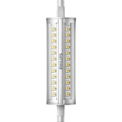 Ampoule LED R7S 14W = 100W 3000K chaud 1600lm dimmable 118mm Philips