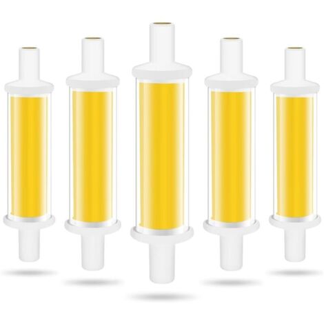 Ampoule LED R7S 78mm, 4.2W R7S LED Ampoules Équivalent 50W Lampe Halogène, Lumière Blanc Froid 6000K 600LM COB Tube LED R7S, Non Dimmable, Angle de Faisceau 360°, Sans Scintillement