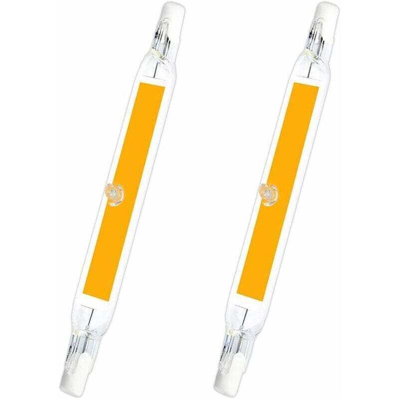 Jalleria - Ampoule led R7s Ampoule R7s 78mm Led 5w Blanc Froid 6000k, 500lm, Equivalent à Crayon Halogène J78 R7s 40w 50w, R7s Cob Led 78mm Slim Pour