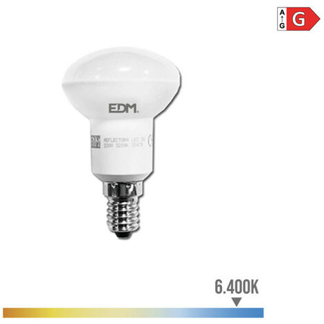 Ampoule Led Reflecteur R50 E14 5w 350lm 6400k Lumiere Froide ø4,5x8cm Edm