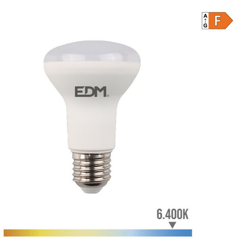 Ampoule Led Reflecteur R63 E27 7w 470lm 6400k Lumiere Froide ø6,3x10cm Edm
