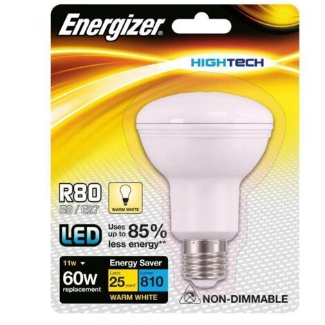 8x 11 W R80 810 lm DEL Ultra Basse Énergie Réflecteur Spot Ampoule ES E27 Lampe