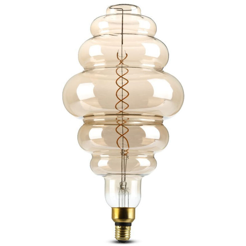 V-tac - Ampoule led E27 8W S200 Double Filament Dimmable 1800K