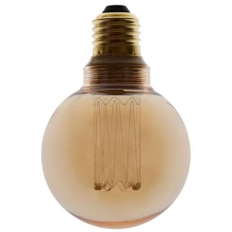 AMPOULE LED SMD FILETAGE DROIT AMBREE - 4W E27 - G80