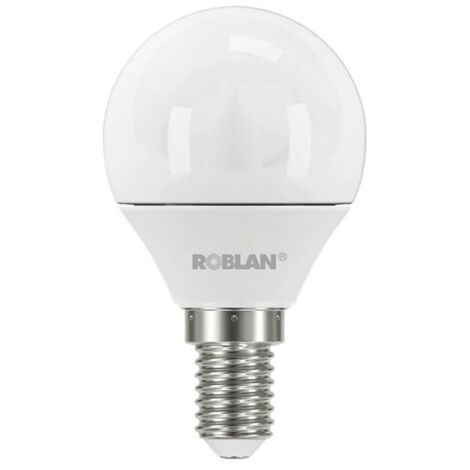 Ampoule LED sphérique 5W 6500K LEDA1505E14B de ROBLAN