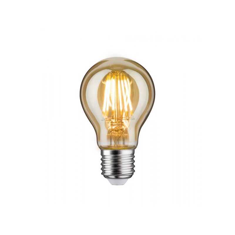 28522 ampoule rétro led agl rétro à intensité variable 6 w filament E27 or 1500 k 500 lm - Paulmann