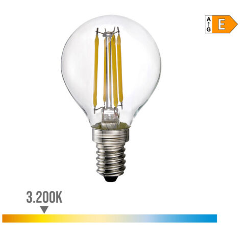 Ampoule Led Sphérique E14 éclairage Chaud, économique Et Design - Edm