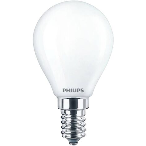 Ampoule LED sphéroïdale PHILIPS - EyeComfort - 4,3W - 470 lumens - 4000K - E14 - 93014