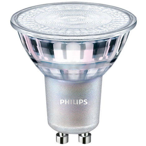 Ampoule LED Spot GU10 50W Blanc Chaud, Verre, Lot de 2