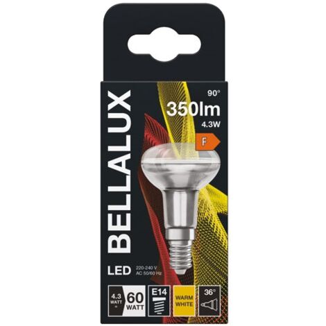Ampoule LED spot R50 E14, 4.3W , blanc chaud.