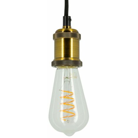 Ampoule LED (ST64) Edison / Vintage, culot E27, 4W cons. (28W eq.), 300 lumens, lumière blanc chaud