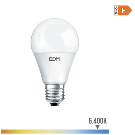 Ampoule LED standard e27 12w 1154lm 6400k lumière froide ø6x11cm EDM