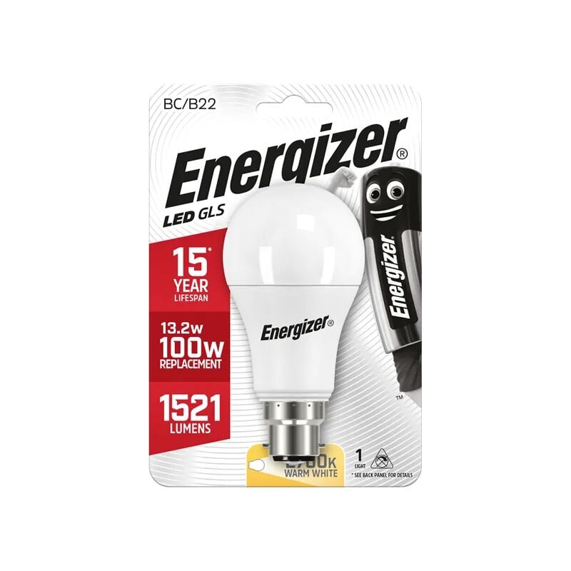 

Bombilla LED estándar B22, 1521 lúmenes, 12,5W/100W, 2700K