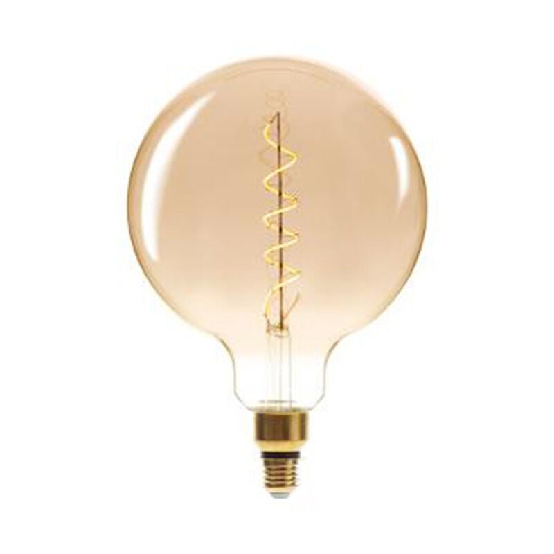 Ampoule Led Torsadée 'Arco' 25cm Ambre
