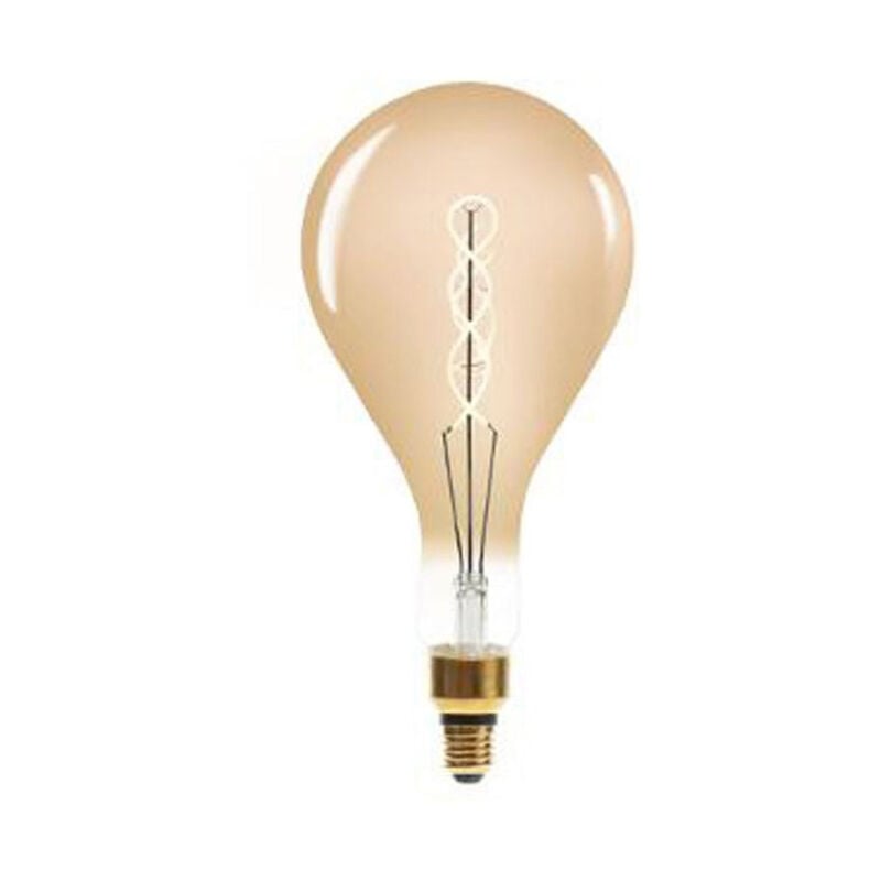 Ampoule Led Torsadée 'Filmo' 32cm Ambre