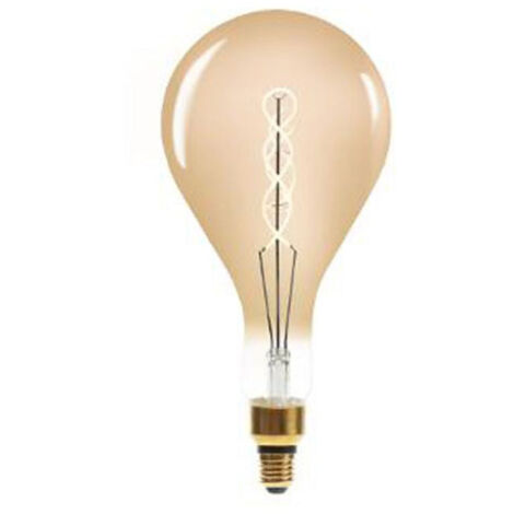 Ampoule Led Torsadée "Filmo" 32cm Ambre