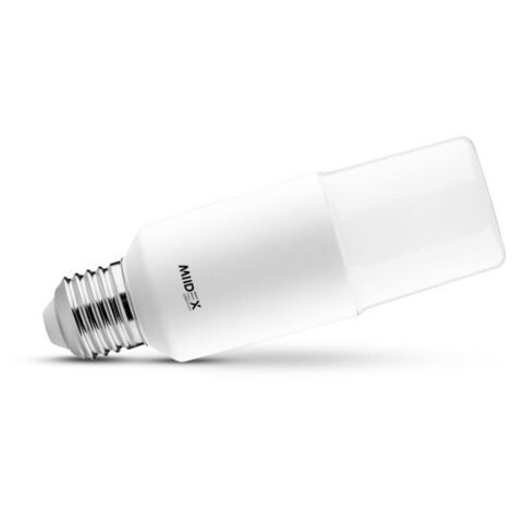 Ampoule LED Tube E27 9,5W Miidex Lighting®  blanc-chaud-3000k - non-dimmable