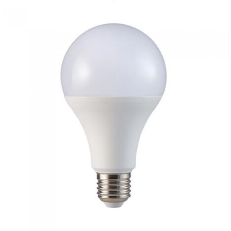 Ampoule LED V-TAC 18 W A80 E27 en thermoplastique, blanc chaud