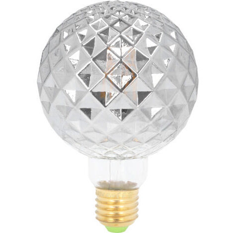 Ampoule LED Vintage à Filament dur, galvanoplastie, gris, température de couleur 2700K, E27, pour lustres