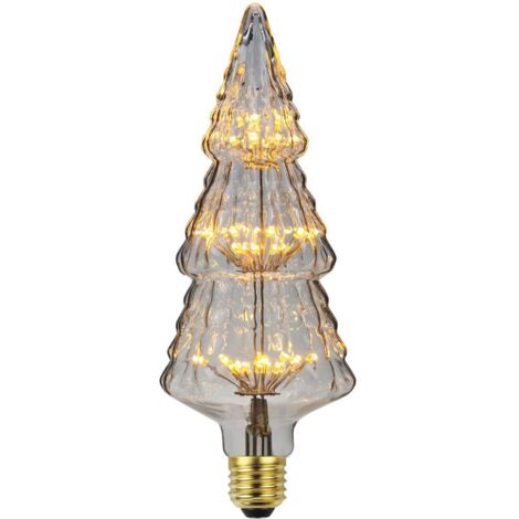 Ampoule LED vintage RVB étoilée pour feux d'artifice, ampoule décorative et lueur chaude E27 220/240 V (arbre de Noël)