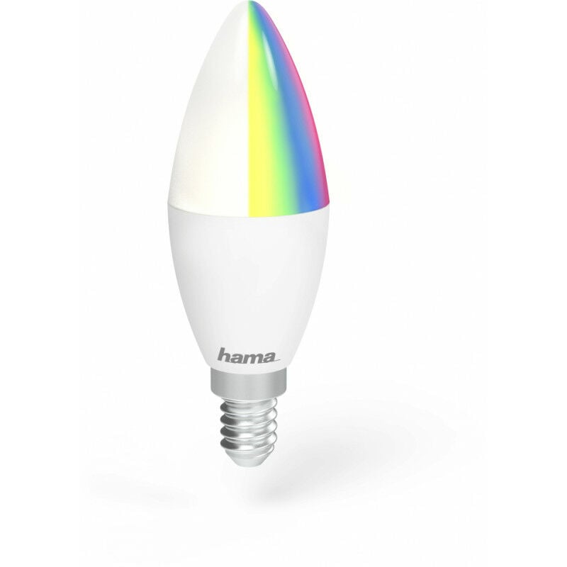 Ampoule led WiFi, E14, 5,5W, rvb+cct, réglable (176583) - Hama