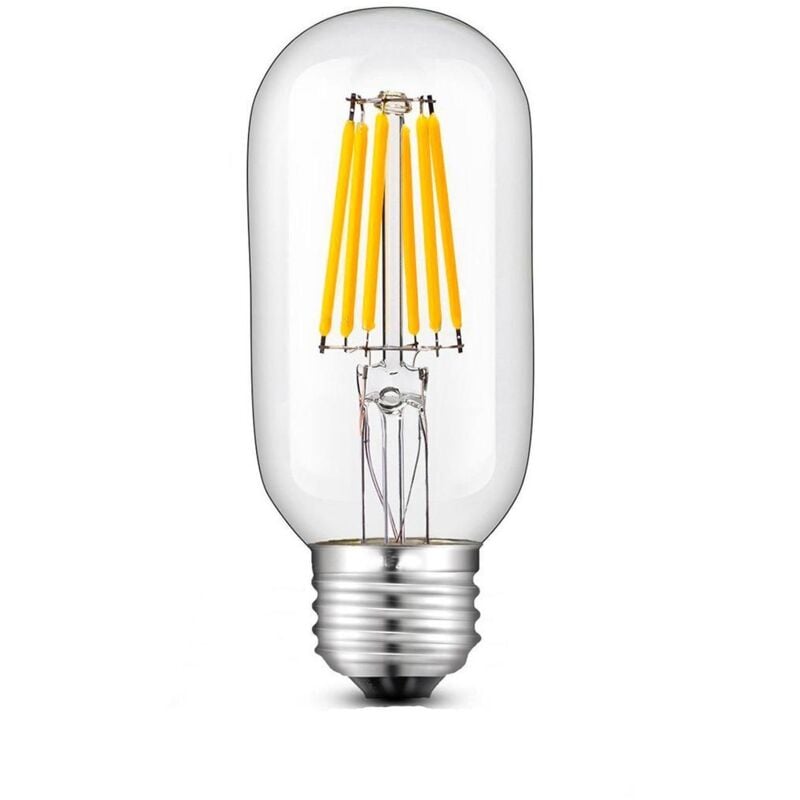 Lumisky - Lot de 10 ampoules filaments led sedna Transparent Verre E27 6W