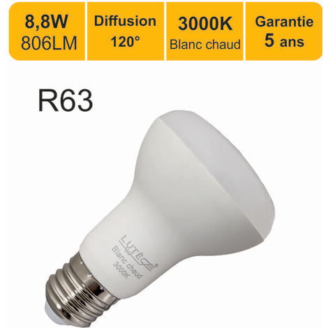 Lampe Réflecteur LED R80 E27 12,1W 2700K - ARIC SA