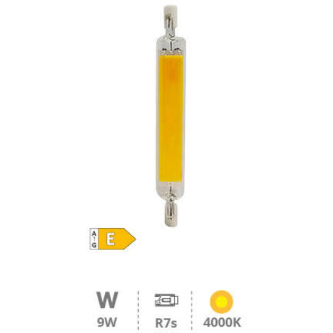 Ampoule Linéaire LED COB 118mm R7s 9W 4000K