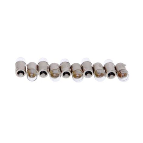 AMPOULE MAXGEAR T4W 12V/4W BA9S (AVEC BASE MÉTALLIQUE) LOT DE 10 PIÈCES