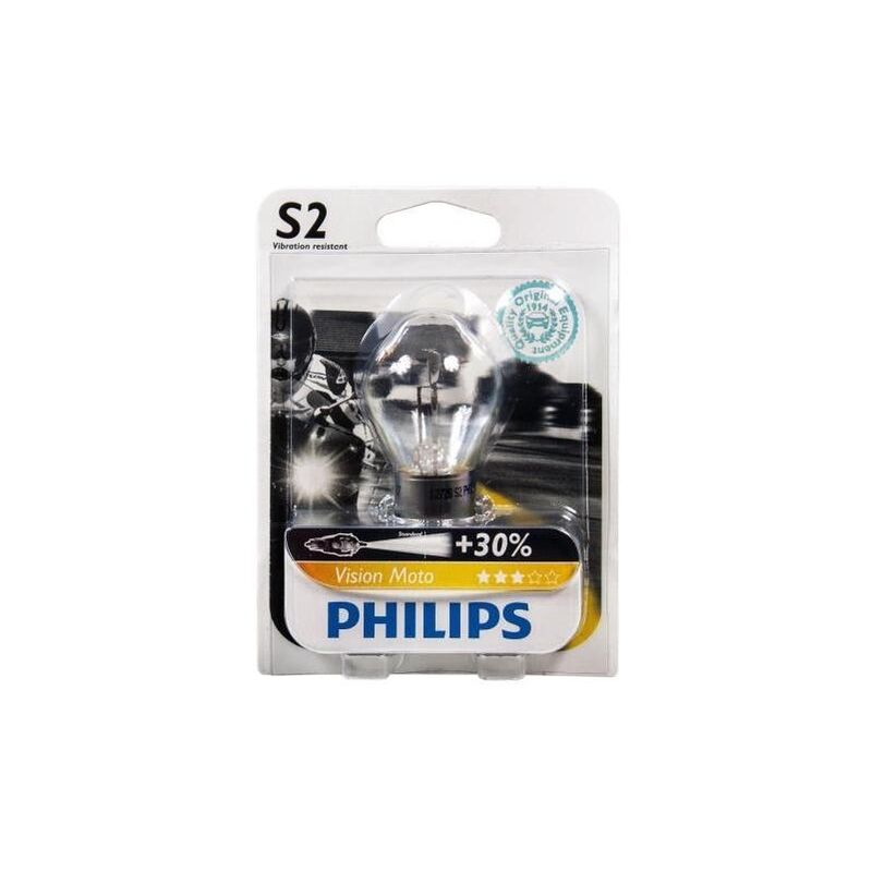 Ampoules Moto Premium Philips- 1 S2 12728Bw