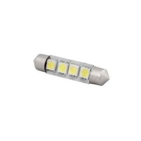 Ampoule navette 4 Leds C5W pour caravane et camping-car
