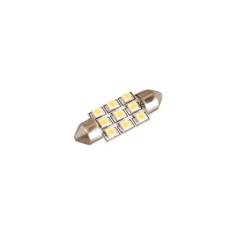 Lot de 2 ampoules navette 6 Leds C5W