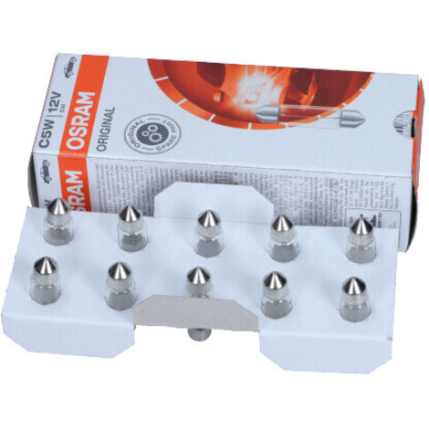 Ampoule navette C5W Osram pour moto 6418 / SV8.5-8 navette 12V 5W