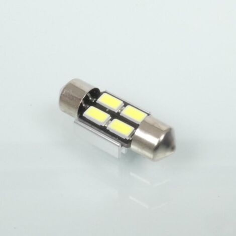 Ampoule navette LED 12V blanche culot C10W CANBUS 100 lumens 31mm
