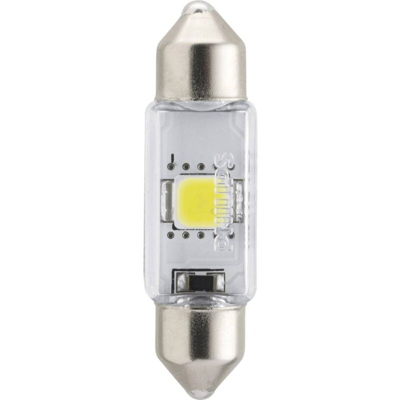 Ampoule navette LED X-tremeUltinon C5W 38mm 6000K 12V 128596000KX1 SV8.5 N/A Puissance: 1 W N/A - Philips