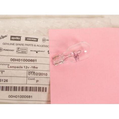 Ampoule origine pour Scooter Derbi 125 GP1 00H01000681 Neuf