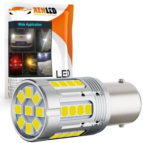 Ampoule P21W - 33 LED Blanc - X-LED Flash2 - 10-40V - 24W - 2000Lms - CANBUS 95% - 1156 BA15S