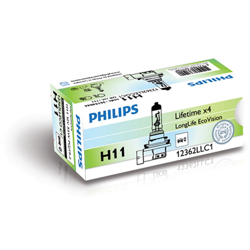 Philips - Ampoule pour eclairage avant LongLife EcoVision H11