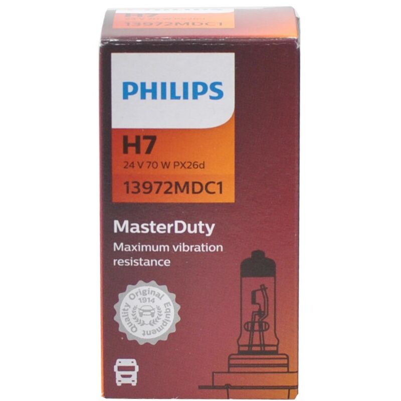Ampoule Philips H7 Master Duty 24V 70W