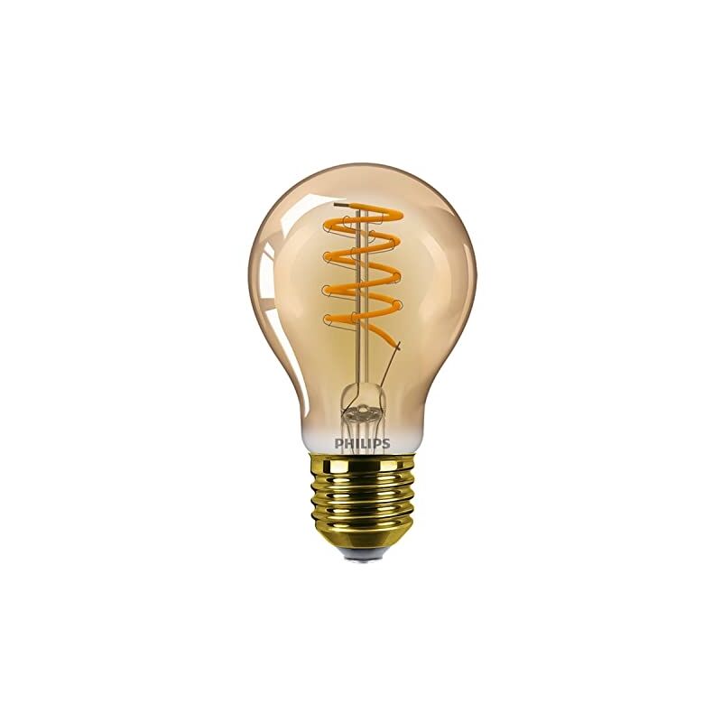 Vintage ampoule led filament dimmable E27 230V 4W(=25W) 250LM 2000K ledbulb or - 315518 - Philips