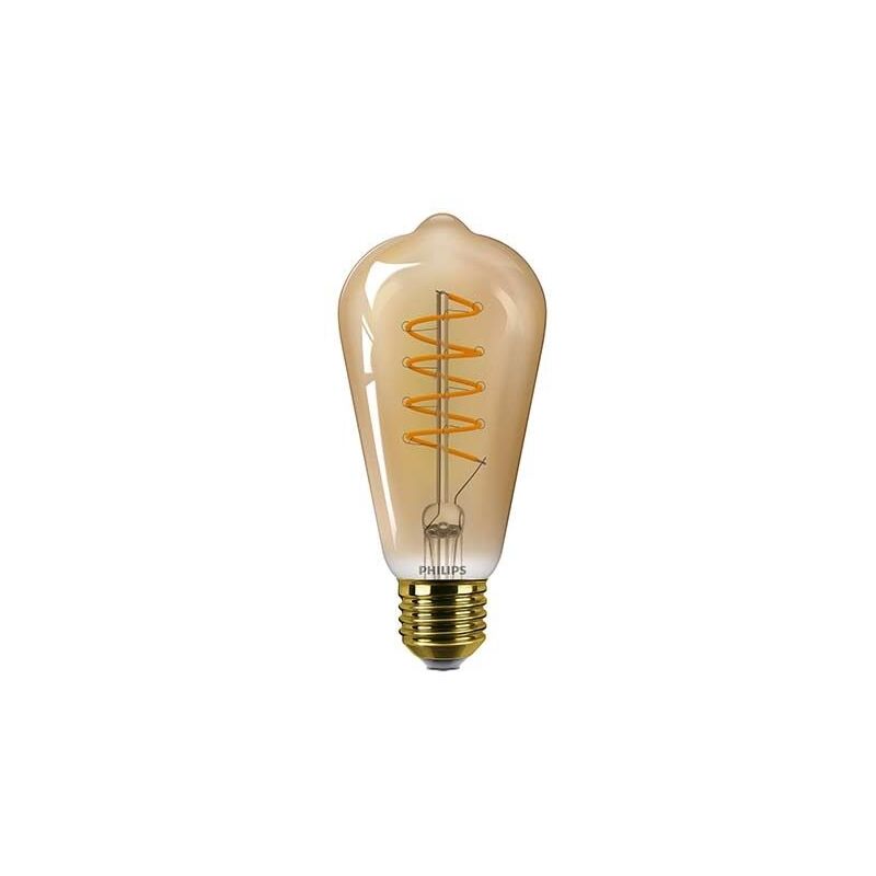 Vintage ampoule led filament dimmable E27 230V 4W(=25W) 250LM 1800K ledbulb edison or - 315532 - Philips