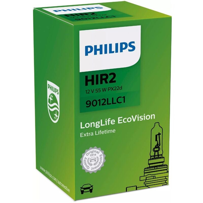 Ampoule pour éclairage avant HIR2 LongLife EcoVision Philips