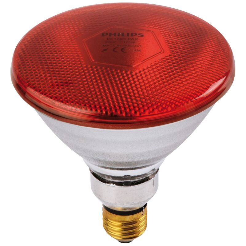 Ampoule Philips ir/par rouge 175W