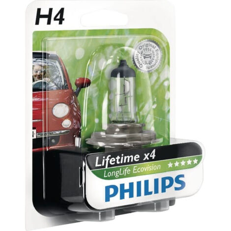 Ampoule pour éclairage avant H4 Extra LifeTime Philips